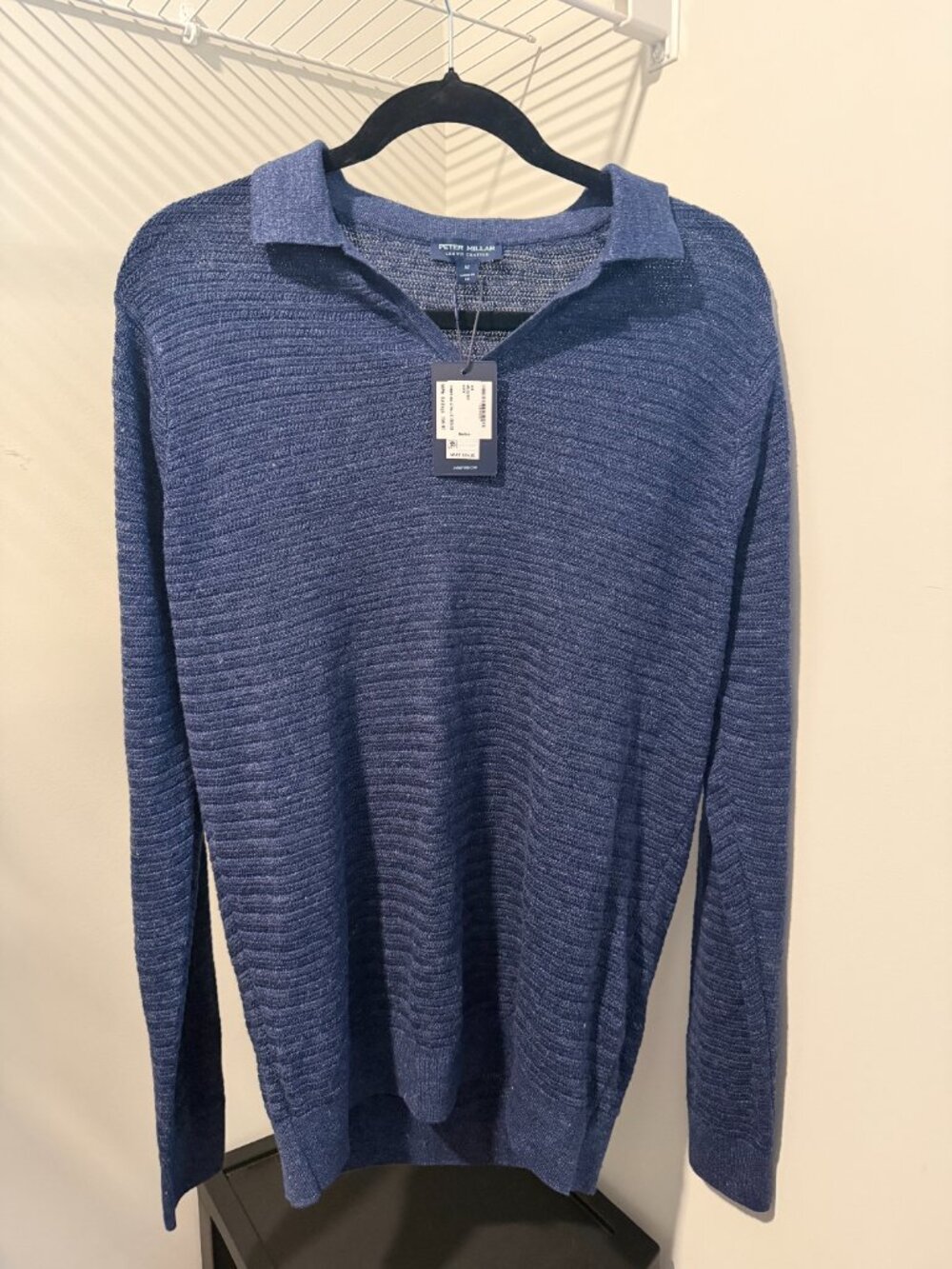 Peter Millar Crown Crafted Knit Polo Sweater